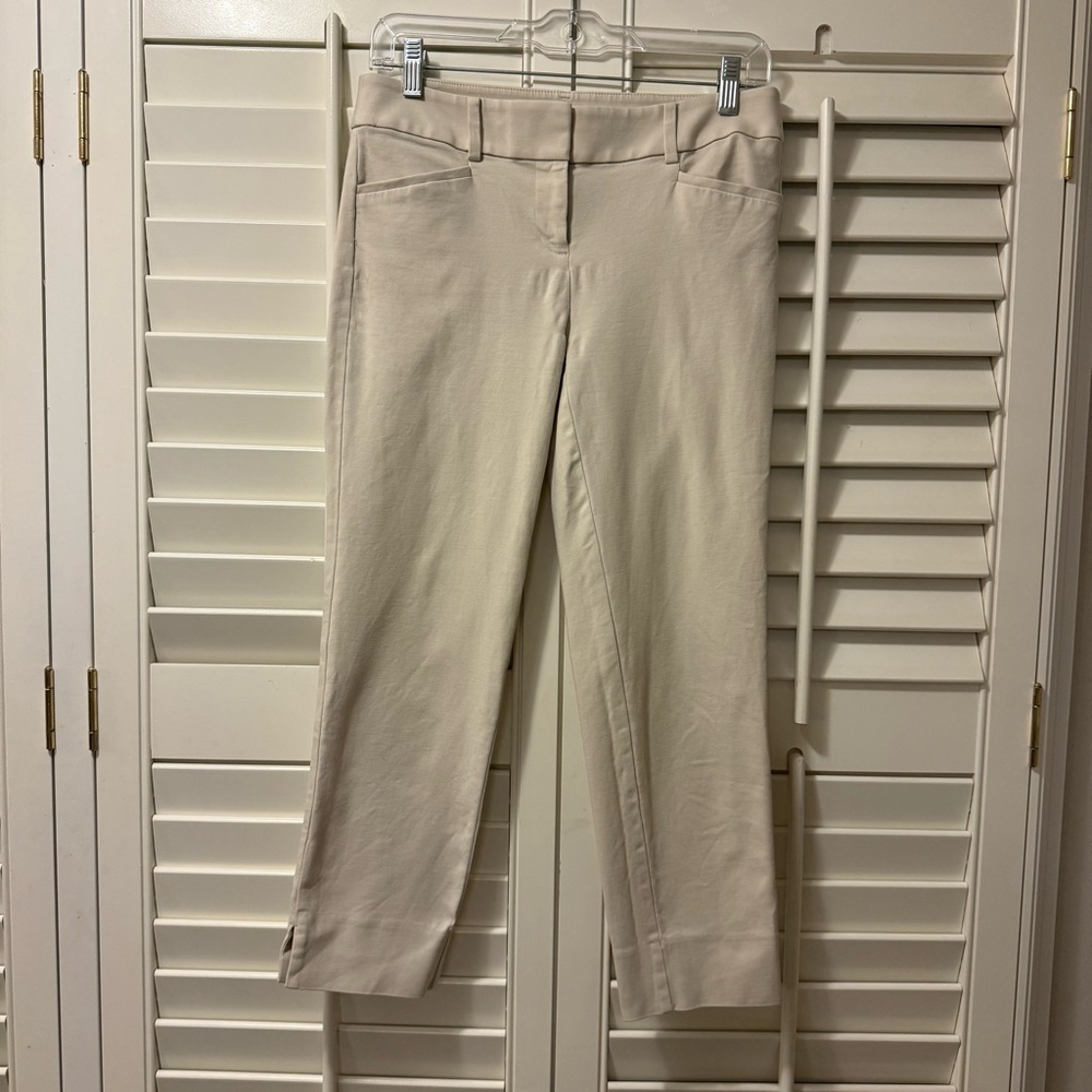 LOFT Cream Trousers